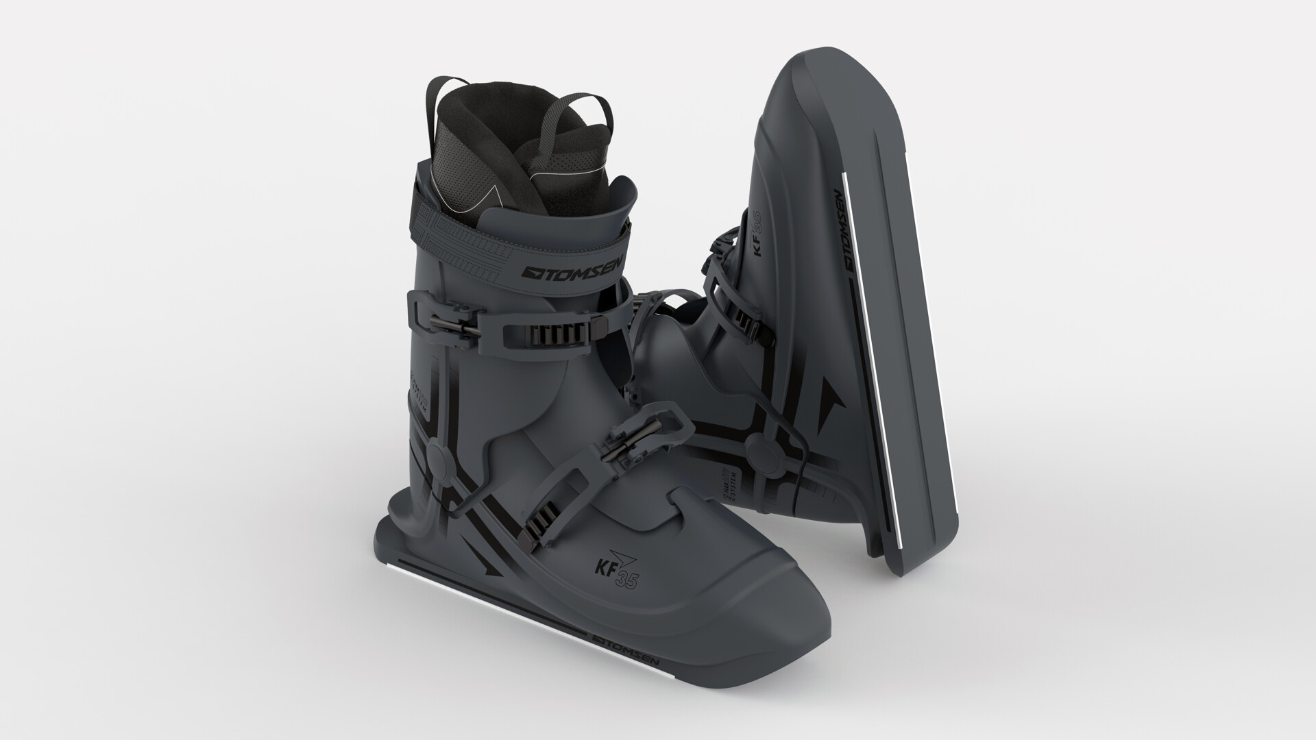 Snežné korčule Tomsen KF 35, Veľkosť 39 - 40,5 EUR/ 26 cm