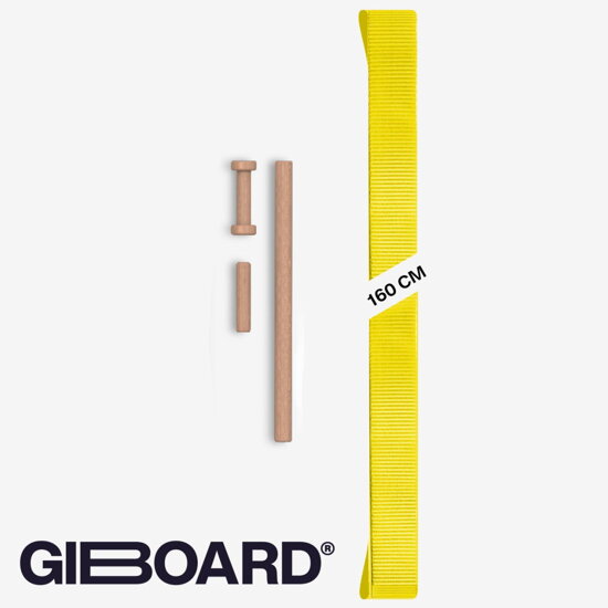Slackline popruh na Giboard - Jibline
