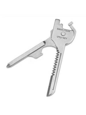 Multifunkčný prívesok na kľúče - nôž, skrutkovač, otvárač