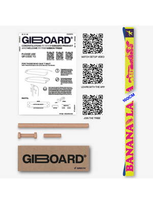 Slackline popruh na Giboard - Banana Lama